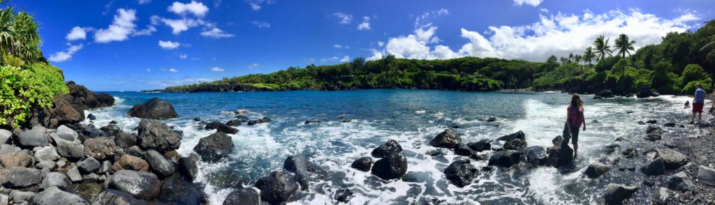 One of the stops on the Road to Hana on our three island tour of Hawaii.