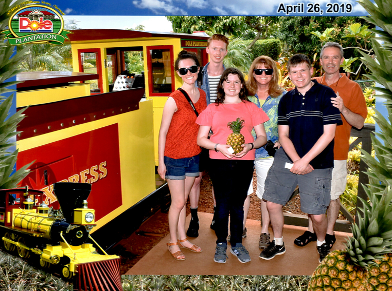 Riding the Pineapple Express at the Dole Plantation