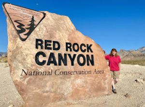 The entrance to Red Rock Canyon National Conservation Area